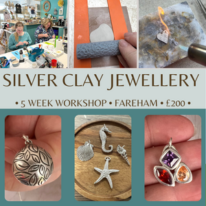 Silver Clay Weekly Workshop (Fareham) - Silver Magpie Fingerprint Jewellery