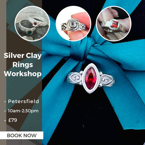 Silver Clay Rings Workshop (Petersfield, Saturday 13th April) - Silver Magpie Fingerprint Jewellery