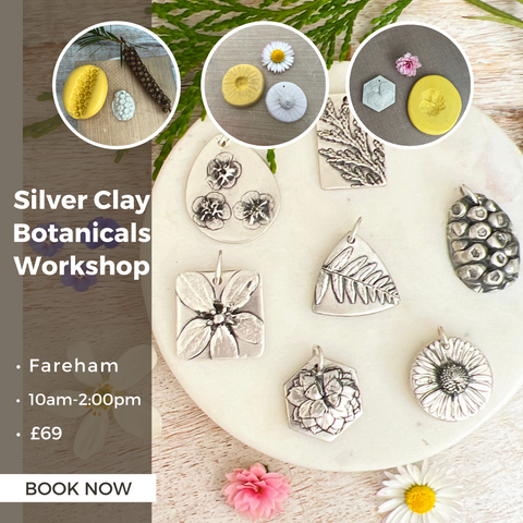 Silver Clay Botanicals (Fareham, Sunday 23rd June) - Silver Magpie Fingerprint Jewellery