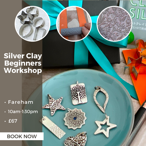 Beginners Silver Clay Workshop (Fareham, Sun 7th April) - Silver Magpie Fingerprint Jewellery
