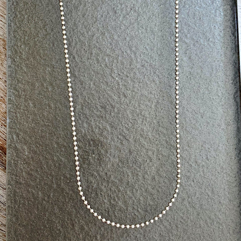 Ball Chain - Silver Magpie Fingerprint Jewellery